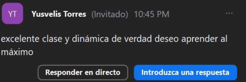 Testimonio de alumno 1